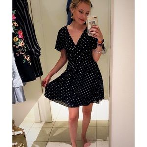 Express Polka Dot Dress